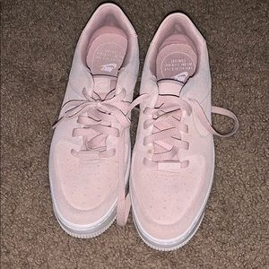 Rose gold air forces